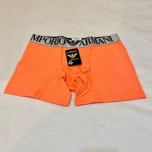 EMPORIO ARMANI BRAND NEW WITH TAGS TRUNKS UNDERWEAR ORANGE COLOR SIZE MEDIUM